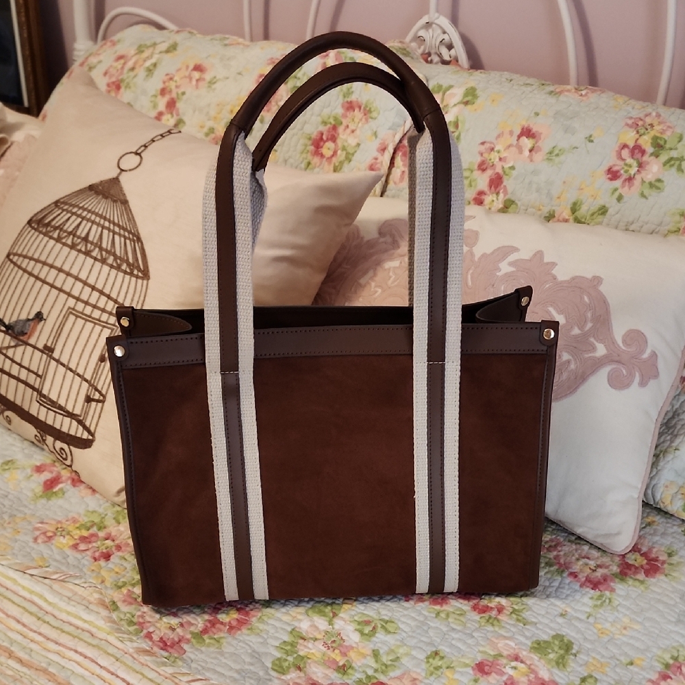 Divina Italian Suede Bag